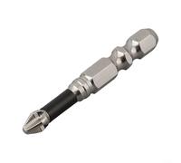 1pc Cross Magnetic Screwdriver Bit, Alloy Steel Suitable for High Strength Applications, PH2 for Drilling (50mm)