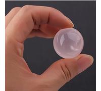 1Pc Crystal Ball Natural Rose Quartz Sphere Gem Stone Orb Reiki Healing (Size : 34-36mm)
