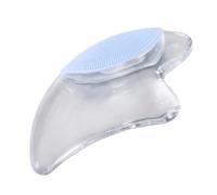 1Pc Crystal Scraping Therapy Plate Transparent Tool for Facial Massage Smooth Edges for Skin Care and Lotion Application Premium Design