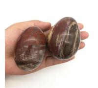 1PC Crystal Wood Quartz Egg Shaped Polished Stones Decor Gift Crystals Home Decor(50-60mm)