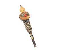 1pc Cucurbit Hulusi Flute Natural Gourd Hulusi C/bB Key Musical Instrument Professional Detachable Flute Hulusi (Color : C)