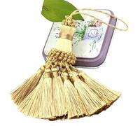 1Pc Curtain Tassels Small Tassel Fringe Trim Decoration Hanging Pendant DIY Room Accessories Key Tassel Jewelry Accessories-gold