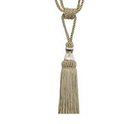 1PC Curtain Tiebacks Tassel Curtain Clips Rope Curtain Tie Backs Holdbacks Decorative Curtain Holder Accessories,White,4pcs,Beige-1pcs