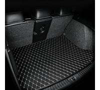 1Pc Custom Trunk Mat for Opel Crossland 2017-2024 Waterproof Non-Slip Cargo Liner All Weather Rear Boot Tray Protector,Black-Beige