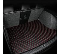 1Pc Custom Trunk Mat for Opel Crossland X 2017-2022 2023 2024 Waterproof Non-Slip Cargo Liner All Weather Rear Boot Tray Protector,Black-Red
