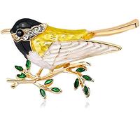 1Pc Cute Bird Pattern Pin Adorable Lark Brooch Creatbreastpin Accessories Broochirl a Decoration Professional