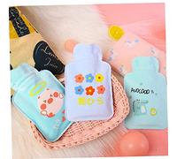 1pc Cute Cartoon Hand Warm Hot Water Bottle Mini Hot Water Bottles Portable Hand Warmer Pocket Hand Feet Hot Water Bags,Flower