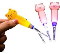 1Pc Cute Flashlight Earpick,Earwax Cleaning and Removal Tools, Light Led Earpick Wax for Adults and Children Ear Safe