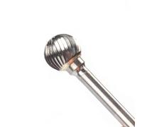 1pc D Type Head Tungsten Carbide Alloy Rotary File Tool Point Burr Die Grinder Abrasive Tool Drill Milling Carving Bit(D1412M06)