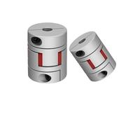 1pc D20L25 Coupler D20 L25 Two-jaw Aluminium Plum Flexible Shaft Coupling Motor Connector Flexible Coupler 4mm-10mm(3x3mm)