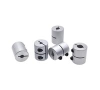 1pc D20L25 Rigid Shaft Coupler 4/5/6/6.35/7/8 3D Printer Part Aluminium Alloy Lead Screw Coupling(4x7)
