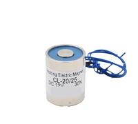 1pc D20mm*H25mm 3KG 30N Holding Electric Magnet Lifting Solenoid Sucker Electromagnet 6V 12V 24V(12V)