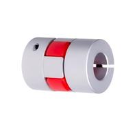 1pc D25 L30 Shaft Coupler Aluminum Flexible Spider Coupling Motor Shaft Coupling Adapter Connector(8mm to 12mm)