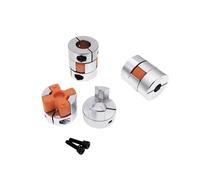 1pc D25L30 Coupling shaft coupler Flexible Jaw Spider Plum Shaft Coupler 6.35/8/9.5/10/12mm stepper motor(5x6)