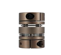 1pc D26L35 4-12 Aluminium Flexible Coupler high Double Dual Diaphragm Coupling with Elastic Connector(5mm to 12mm)