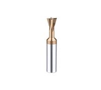 1PC D3-D20 Carbide Dovetail Milling Cutter 45°Uncoated Degree CNC Tools For Metal Machining Tungsten Steel End Mills Chamfer Milling Cutters(Coated,D20x75L)