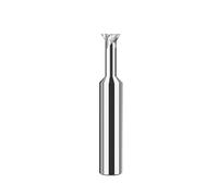 1PC D3-D20 Carbide Dovetail Milling Cutter 60°Uncoated Degree CNC Tools For Metal Machining Tungsten Steel End Mills Chamfer Milling Cutters(Uncoated,D4x50L)