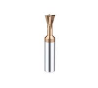 1PC D3-D20 Carbide Dovetail Milling Cutter 60°Uncoated Degree CNC Tools For Metal Machining Tungsten Steel End Mills Chamfer Milling Cutters(Coated,D10x60L)