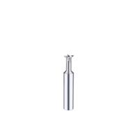 1pc D3-D20 Carbide Dovetail Milling Cutter75° CNC Tools Metal Machining Tungsten Steel End Mills Chamfer Milling Cutters(Coated,D8x60L)