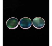 1pc D40 Achromatic Objective Lens for DIY Refractive Astronomical Telescope - 40mm Diameter, 205mm Focal Length(43F125 Green Film)