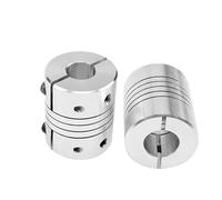 1pc D40L50Aluminum Alloy Elastic Clamping Coupling Motor Encoder Hole10/11/12/12.7/14/15/16/17/18/19/20/21/22mm(10-12.7)