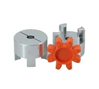 1pc D55L78 Four Jaws Aluminum Plum Flexible Coupling Motor Shaft Connector Inner Dia 14-38mm Ballscrew Coupler Router(18mm to 18mm)