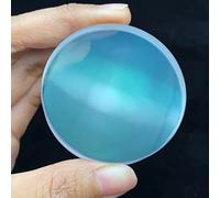 1pc D60mm Glued Objective Lens - 60F410 Fused Blue-Coated Achromatic Lens for Astronomical Telescopes(D62F600 blue film)