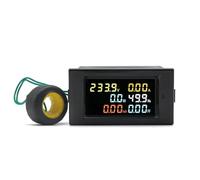 1pc D69-2058 Voltmeter Current Ammeter Power Factor Electric Energy Frequency Meter Digital Panel Wattmeter VOLT AMP(AC 40-300V)