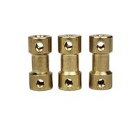 1pc D9*L20 Brass Rigid Coupling For Transmission Component Aircraft Car Model Accessory CNC Stepper Motor Shaft Connector(2 X 5)