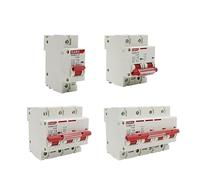 1pc DC 1000V 1P 2P 3P 4P 80A 100A 125A Solar Mini Circuit Breaker Overload Protection Switch MCB for Photovoltaic PV System(25v,DC 1P)