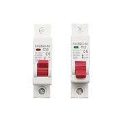 1pc DC 1000V 1P Solar Mini Circuit Breaker Overload Protection Switch 6A 10A 16A 20A 25A 32A 40A 50A 63A MCB for Photovoltaic PV (Color : 16a, Size : DC-1P)