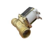 1PC DC 12V 24V AC 220V G1/2'' Brass Electric Solenoid Valve Magnetic Normally Closed Brass for Water Control Solar Water Heater(24V_Normally Closed)