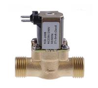 1PC DC 12V 24V AC 220V G1/2'' Brass Electric Solenoid Valve Water Heater(OneColor)