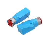 1PC DC 3V-6V 220RPM Slow Speed Worm Gear electronic starter 130 Turbo Gearbox Dual Shaft Axis DIY Robot Smart Car Toy Model EKFBQBGW
