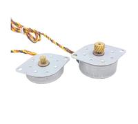 1PC DC 5V-12V Precious 2-Phase 4-Wire Stepper electronic starter 35MM Round Stepping electronic starter with Copper Gear for Printer BIANMTSW(Model A)