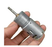 1pc DC 6V-24V 12V 480rpm Reduction Gearbox 1:20 Slow Speed Large Torque ZGA25B-385 Full Metal Gear electronic starter