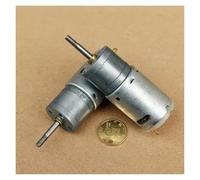 1pc DC 6V-24V 12V 480rpm Reduction Gearbox 1:20 Slow Speed Large Torque ZGA25B-385 Full Metal Gear electronic starter