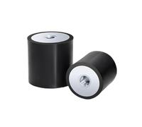1pc DD-type Rubber Shock Absorber, Cylindrical Buffer Column, Diameter 20mm, Length 30mm, M6 Male Thread, 20x30mm-M6
