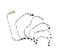1Pc Deepeel Metal Purse Frame Doctor Aluminium Tube Bag Handle Wallet Frames Clamp DIY Bags Clutch Handles Hardware Accessories for DIY Bag Purse Making Sewing Craft(BS804-Silver-M-220mm)
