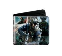 1pc Delta Force Peripheral Wallet Game Peripheral Leather Wallet Print Short Section，STY 1