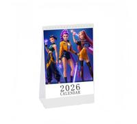 1pc Demon Hunters Anime Calendar Game Peripheral 2026 paper calendar (STYLE 2)