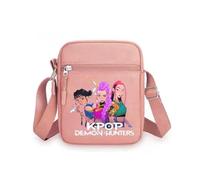 1PC Demon Hunters Shoulder Bag Game characters Canvas Messenger Bag for fans (sty 2)