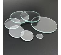 1PC Dia 20.5mm/ 24mm /29mm/ 45mm/ 47mm/ 50mm /51mm/ 52mm/ 55mm /58mm /59mm/ 60mm /65mm /75mm Round Flat Glass Lens For Flashlight Headlamp Bike Light (Size : 50mm x 2mm, Color : 1PC)