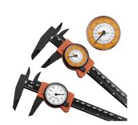1PC Dial Caliper Gauge Measuring Tools Plastic Vernier Caliper With Watch Dial Indicator 0-150MMV(Imperial)