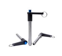 1pc Diameter 12mm Stainless Steel L-type Button-controlled Quick-release Ball-head Locking Pin, Clamping Length 80mm