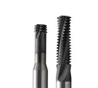 1pc Diamond Coated Thread Milling Cutter Three Tooth Full Tooth Metric Milling Cutter for Silicon Carbide Aluminum Graphite Fiber(Three Teeth M8x1.25)