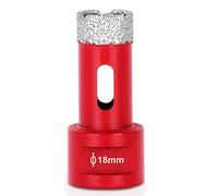 1PC Diamond Drill Bit,Dry Diamond Drill Core Bit Diameter 18mm Angle Grinder Hole Saw Opener M14 Connection Vacuum Brazed Drilling Tile Porcelain Granite Marble