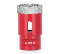 1PC Diamond Drill Bit,Dry Diamond Drill Core Bit Diameter 35mm Angle Grinder Hole Saw Opener M14 Connection Vacuum Brazed Drilling Tile Porcelain Granite Marble