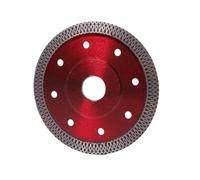 1pc Diamond Dry Cutting Blade Disc - Turbo Thin Stoneware for Marble & Porcelain Ceramic Tile, 105/115/125mm (22.2mm Arbor)(105mm)