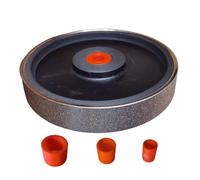 1pc Diamond Flat Grinding Wheel 6 Inch 150x25mm Parallel Disc With 3pcs Arbor Hole Reducer For Bench Grinder Jade Carbide(1200)